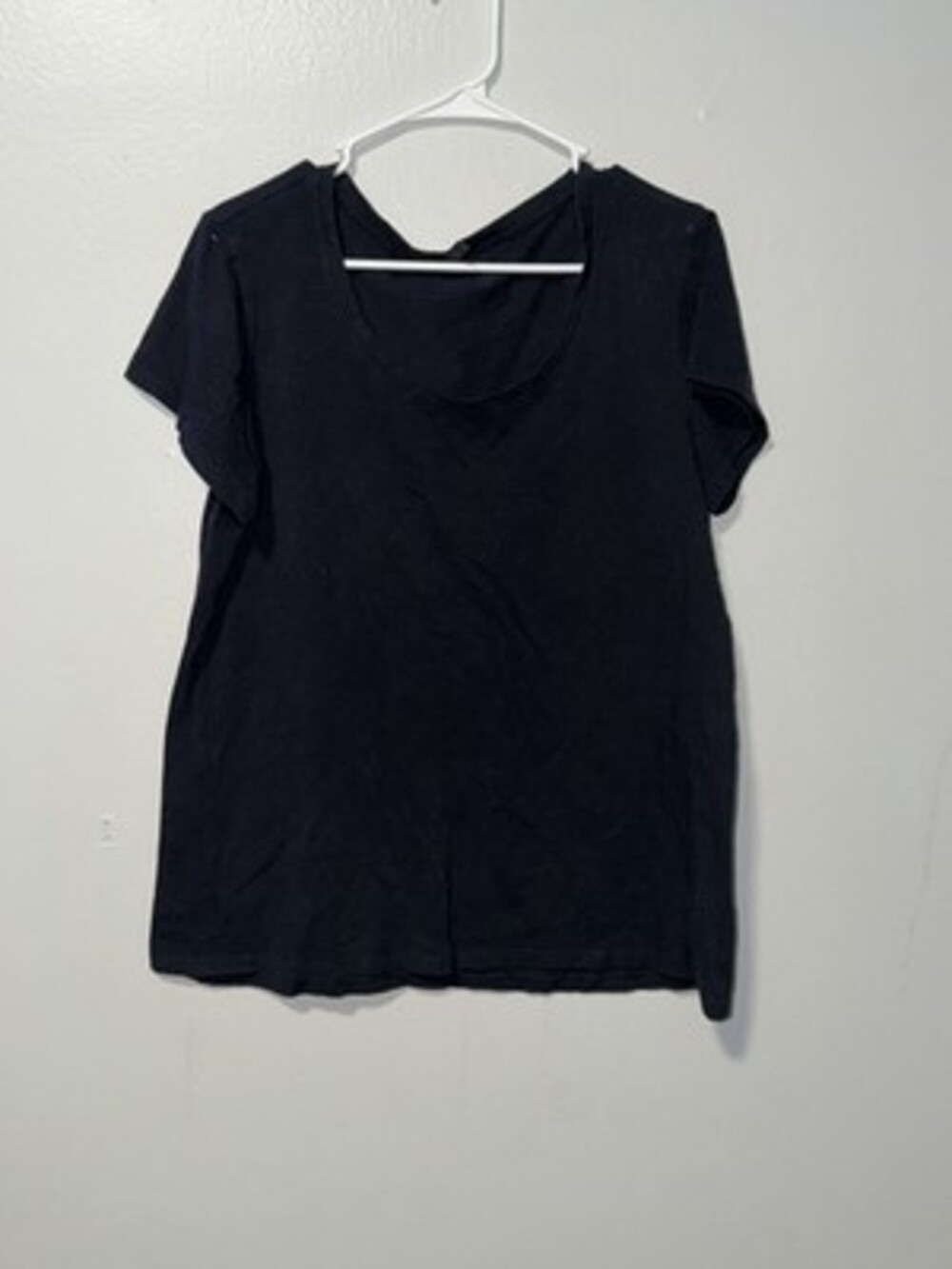 Woman’s Black Short Sleeve Shirt